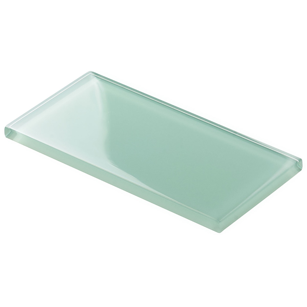 Crystal Spa Green 3x6 Polished  Glass