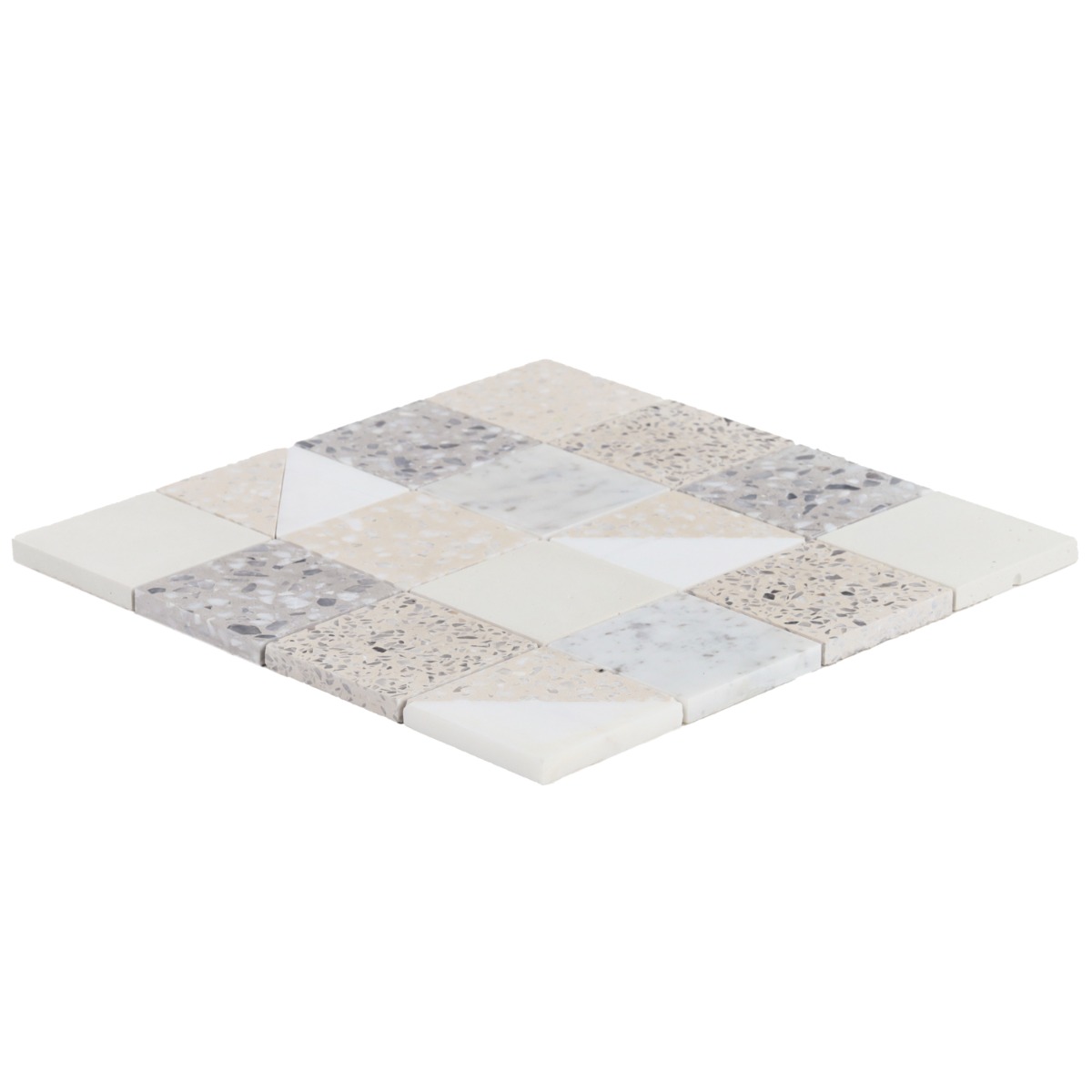 Elizabeth Sutton Terrazzi Swan Mixed Finish Marble + Terrazzo