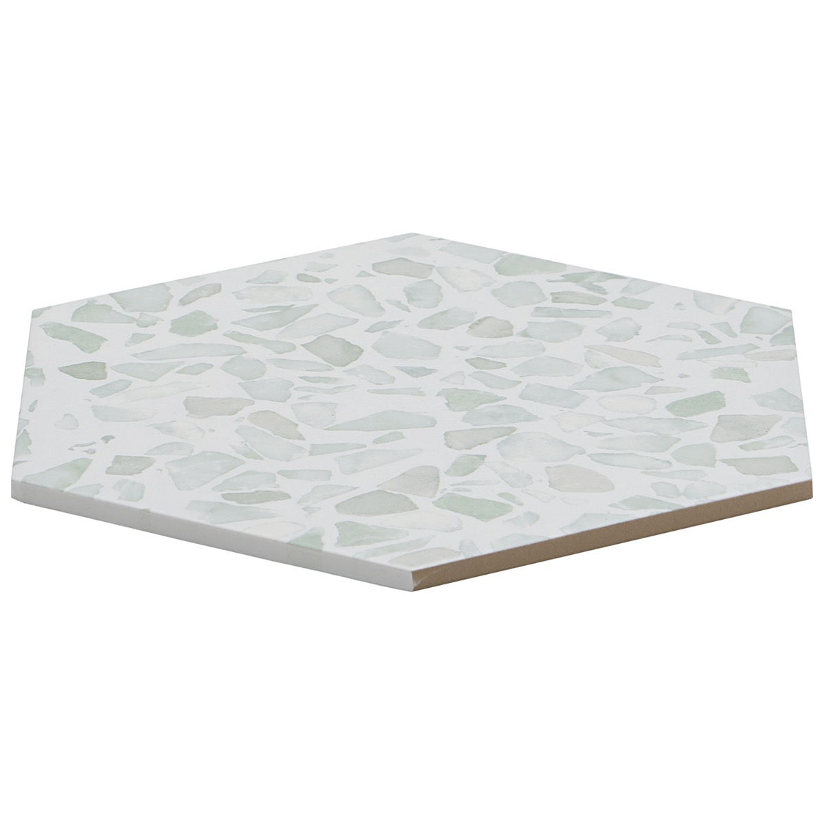 Riazza Hex Green Matte Porcelain