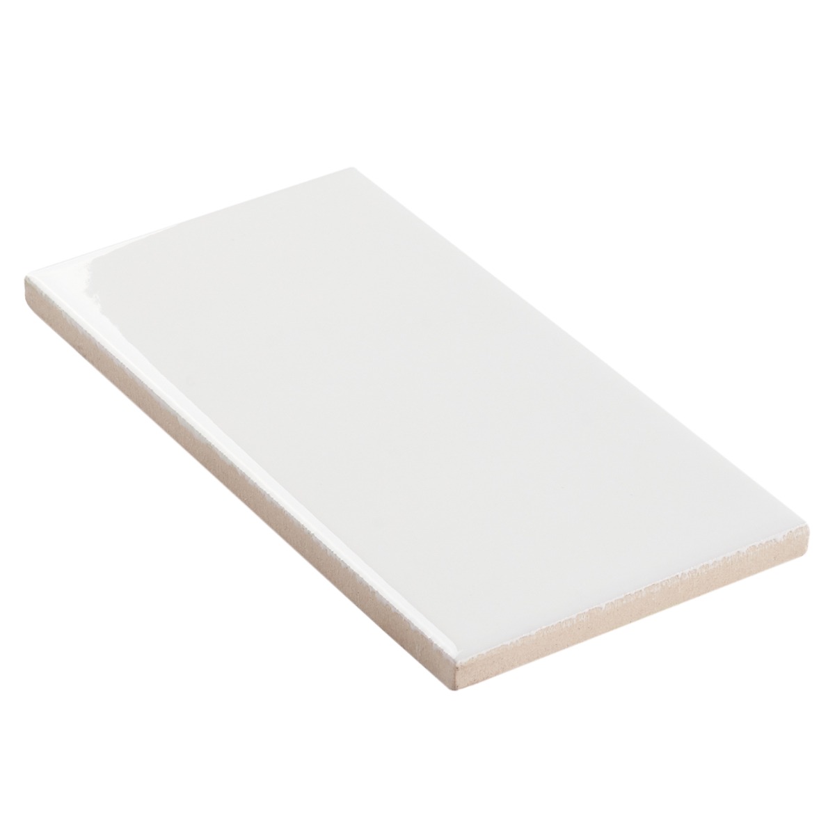 Market Street White 3x6 Polished Porcelain Tile