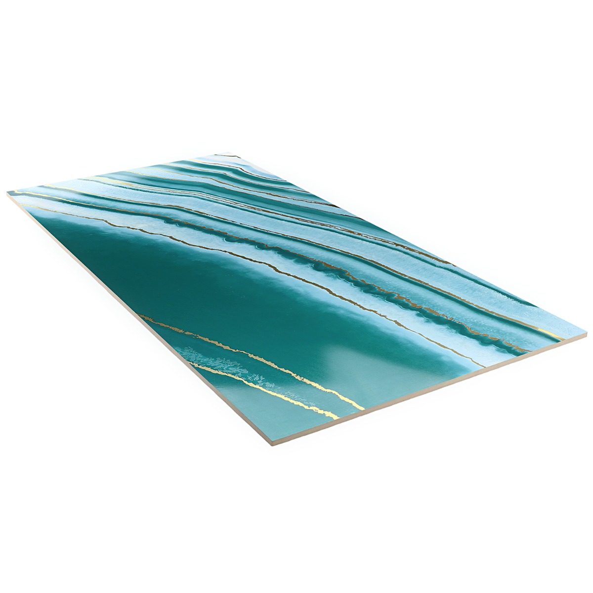 Deco Agate Ocean Green 24x48 Artisan Decor Polished Porcelain Tile