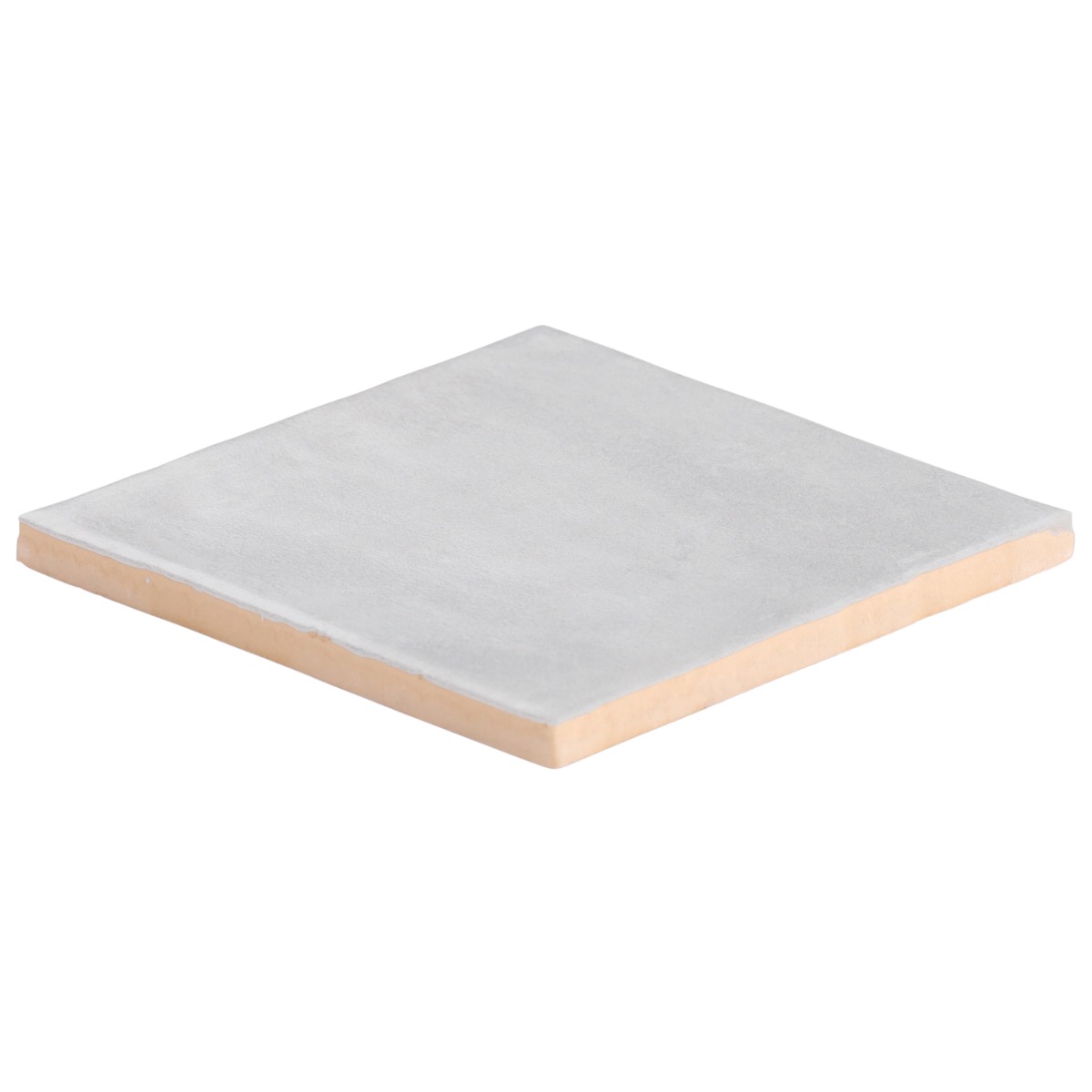 Paula Purroy Como Cotton White 5x5 Matte Ceramic Tile