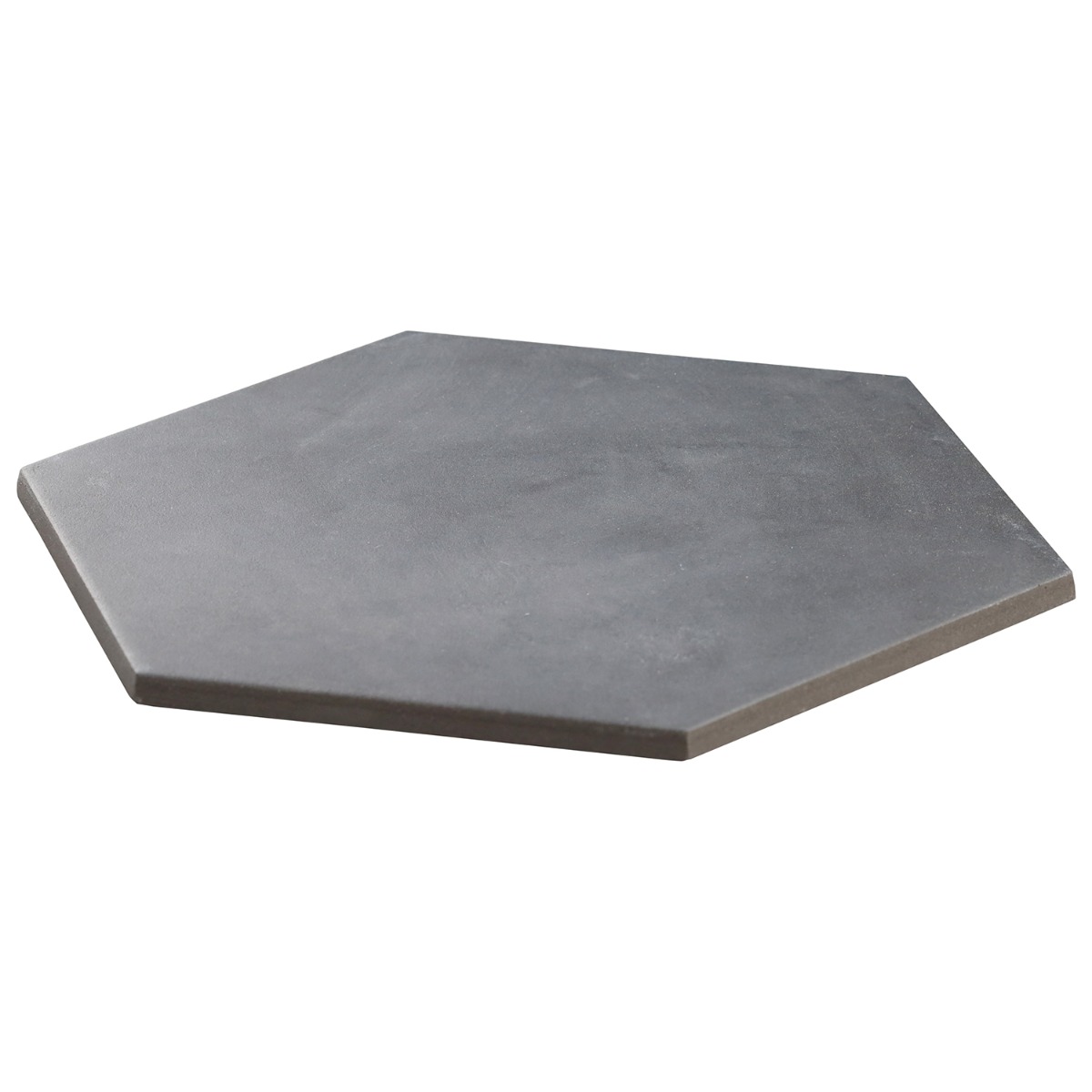Banza Charcoal Black 8" Hexagon Matte Porcelain Tile