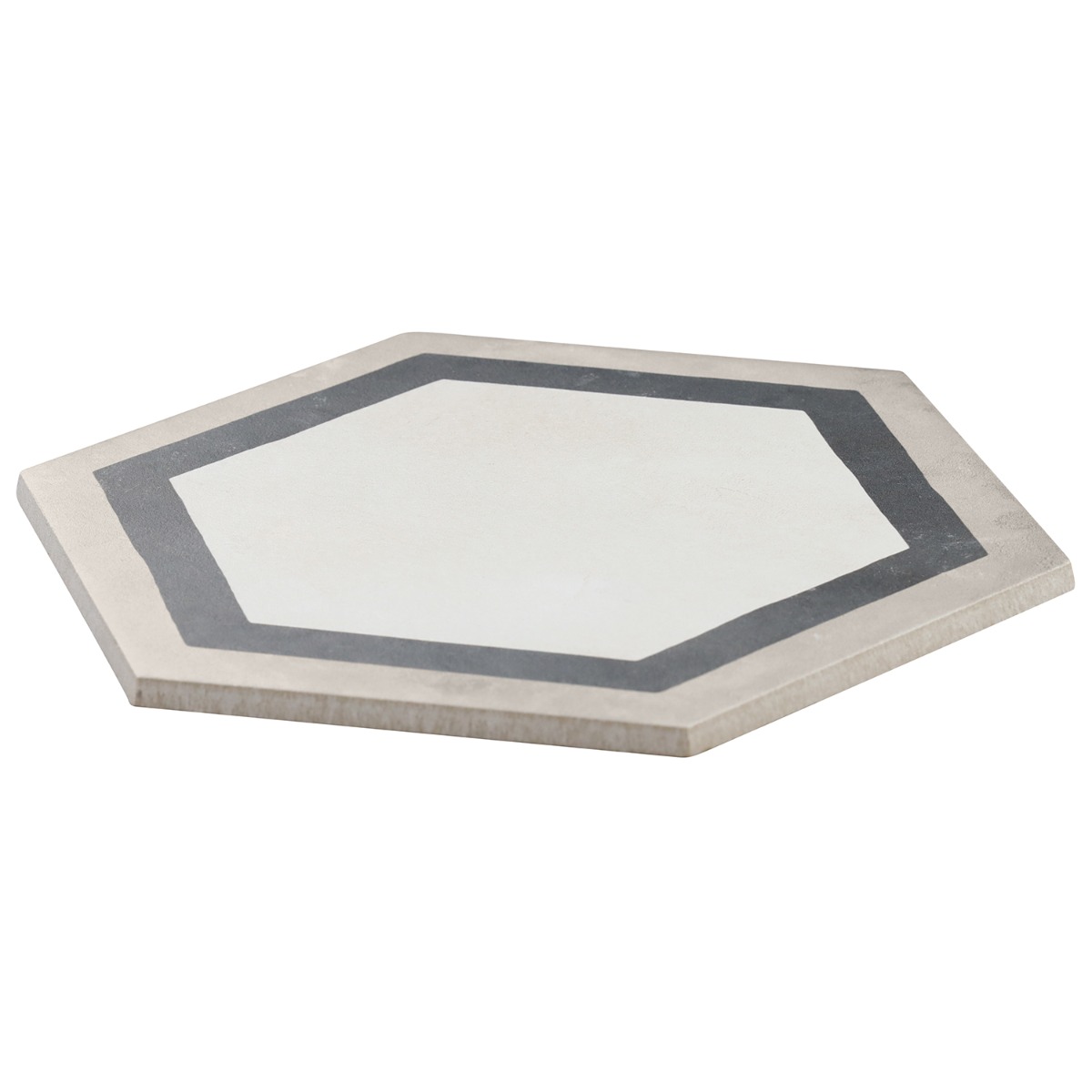 Banza Deco Sabbia Charcoal 8" Hexagon Matte Porcelain Tile