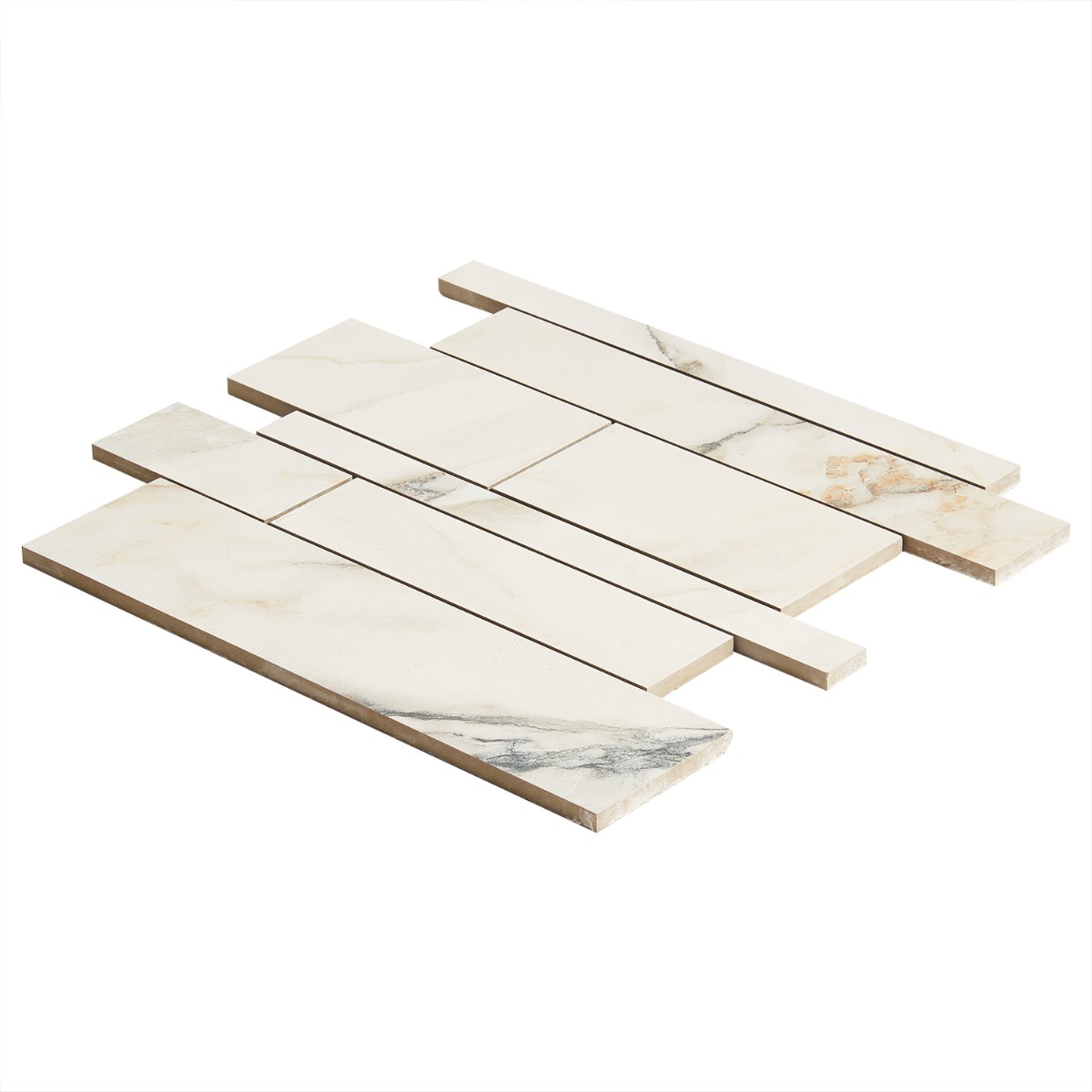 Lithe Calacatta Rustico Railroad Matte  Porcelain