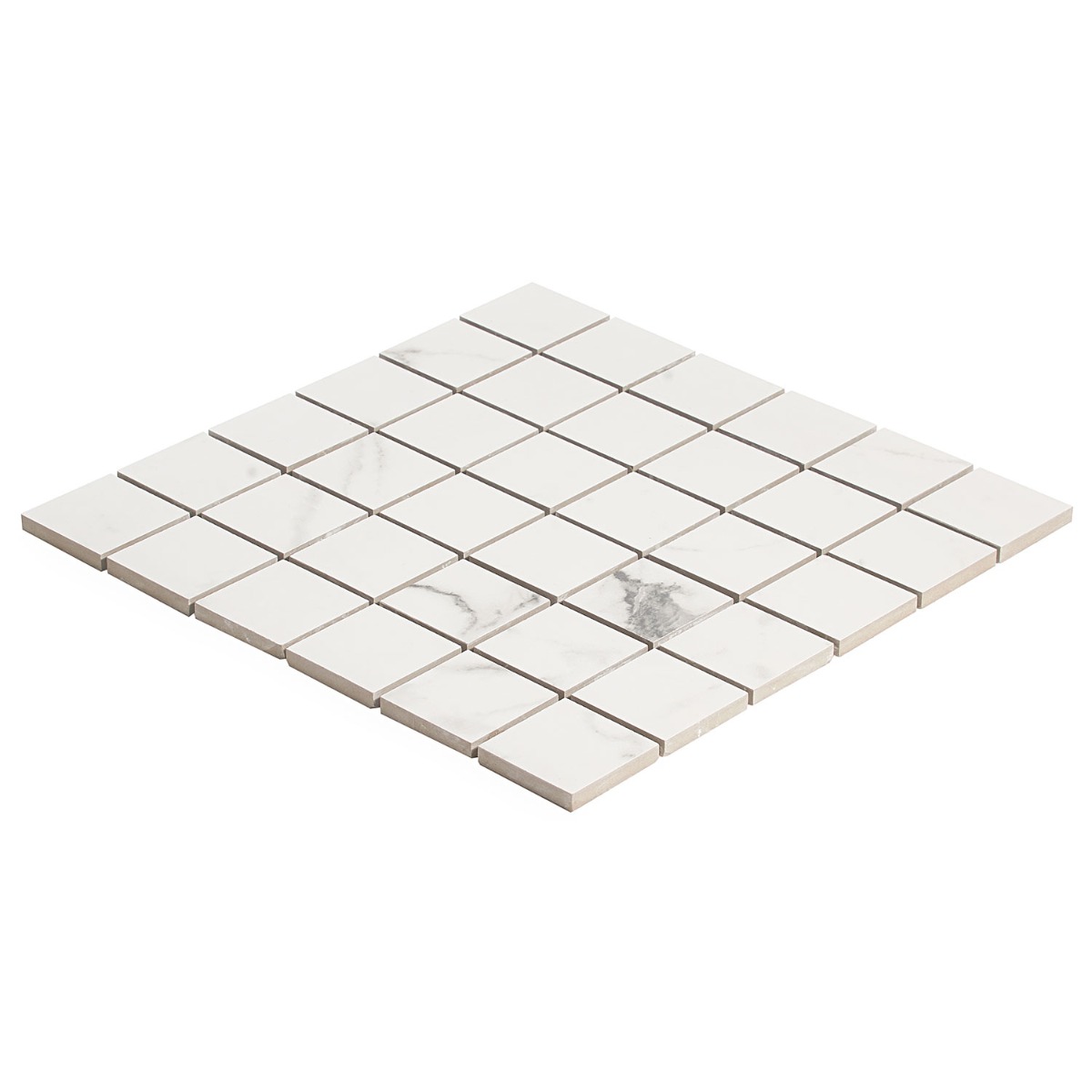 Lithe Statuario Venato 2x2 Matte  Porcelain