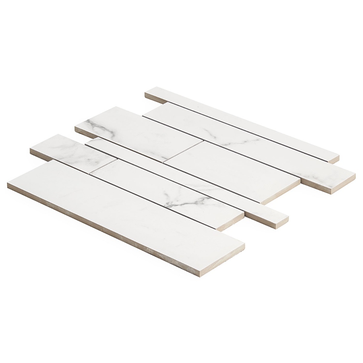 Lithe Statuario Venato Railroad Matte  Porcelain