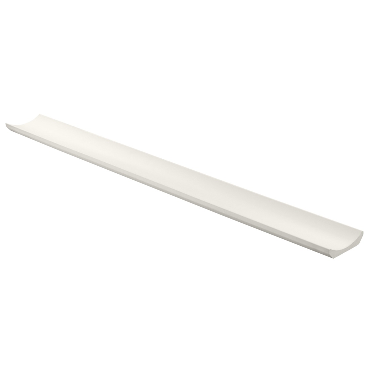 Saera White Fluted Column 4x36 Tile Matte Ceramic