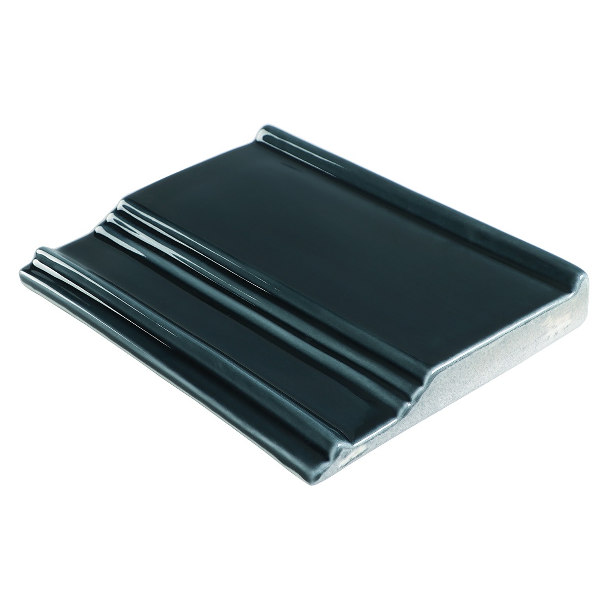 Baroque Glass Molding Midnight Blue