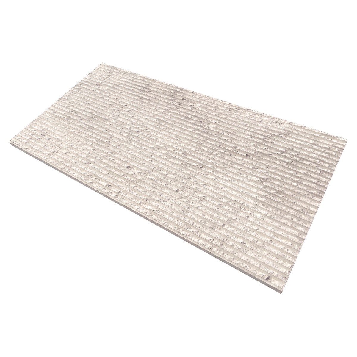 Carvina Carved Split Wooden Beige 12x24 Textured Honed Limestone Stone Tile