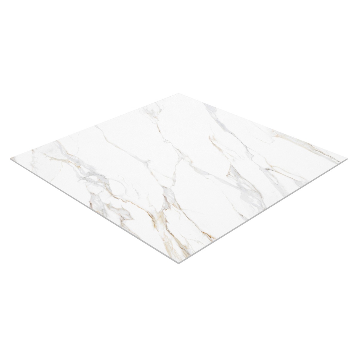 Marmo Aurora Gold 48x48 Marble Look Polished Porcelain Tile