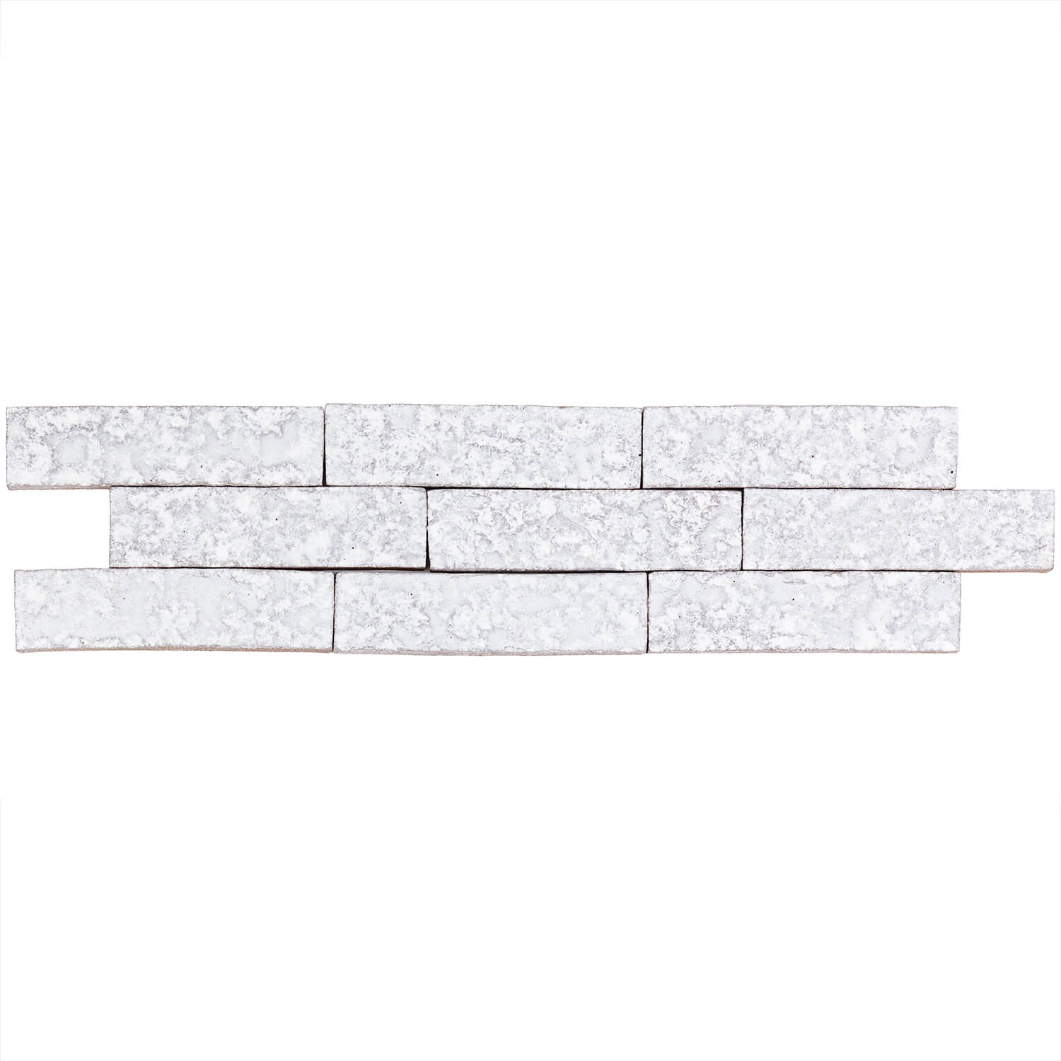 Easton Mesa Polished White 2x8 Clay Tile