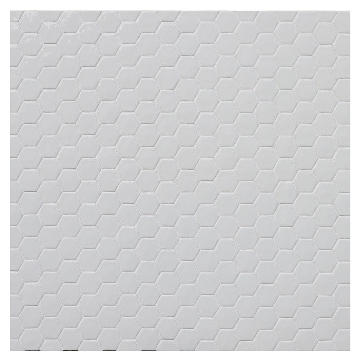 Baroque Glass Blanco White 3" Burst Polished Glass