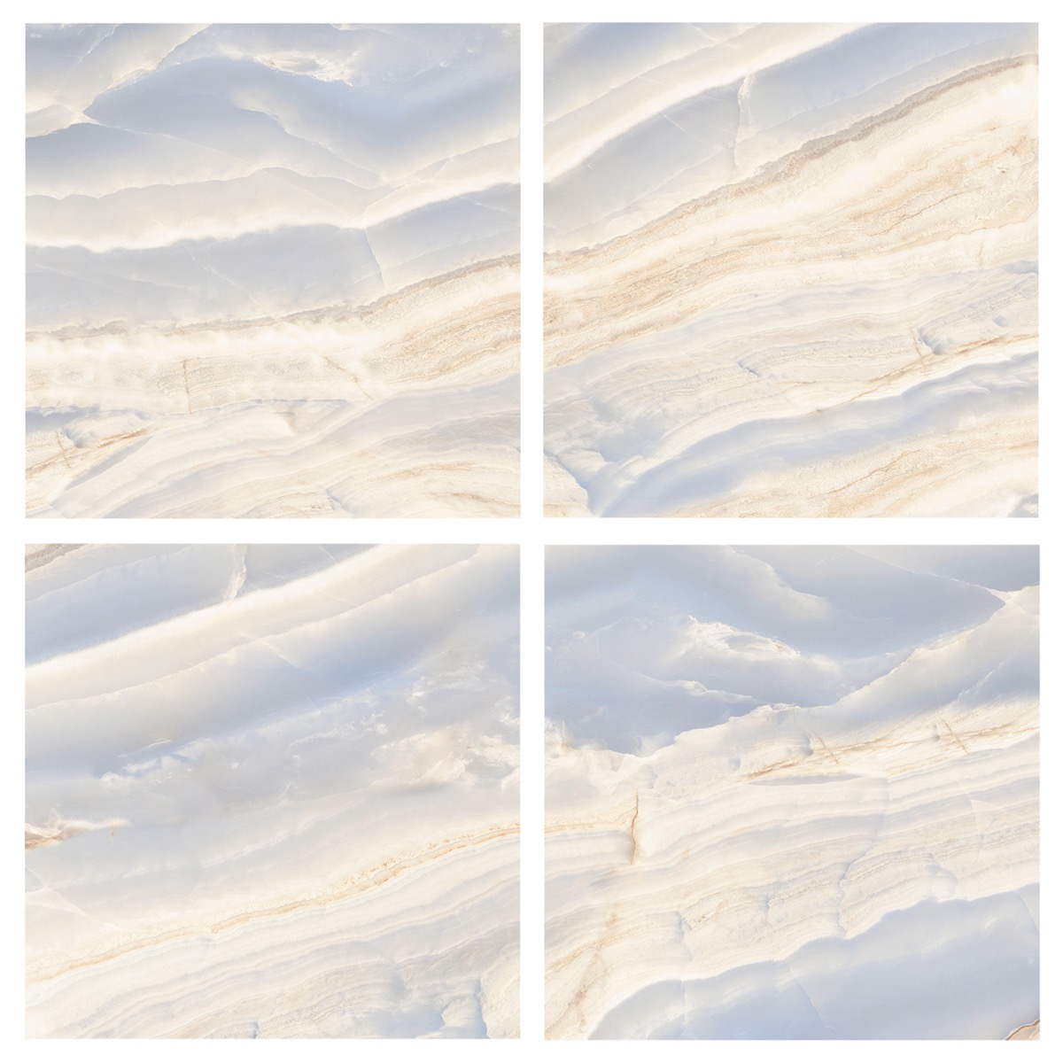 Luna Onyx Opera Blue Polished 24x24 Polished Porcelain