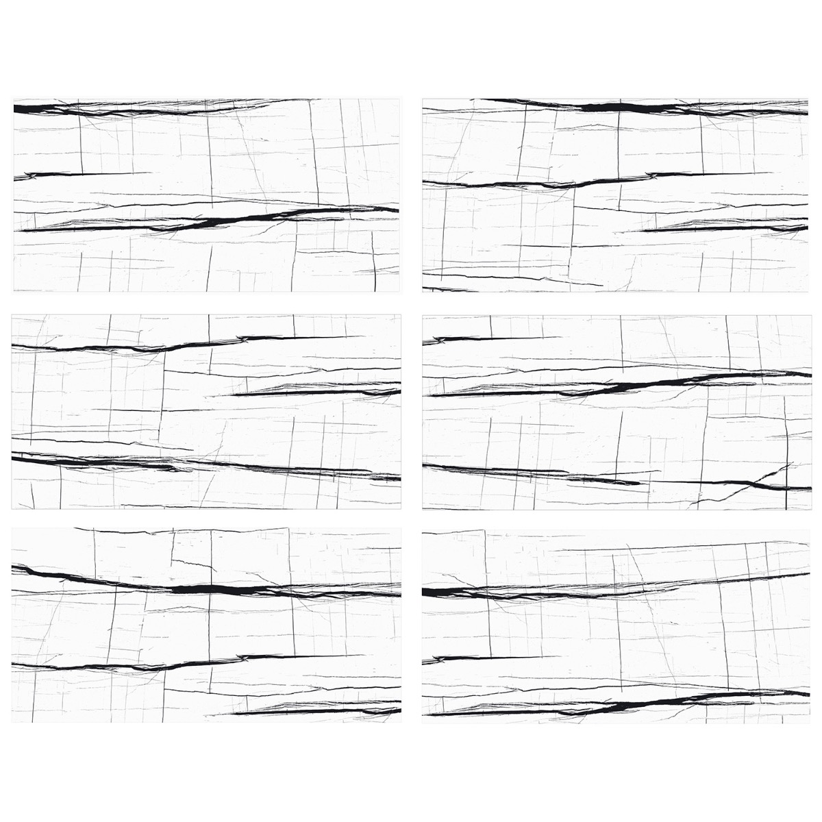 Luna Sahara White Noir Polished 24x48 Polished Porcelain