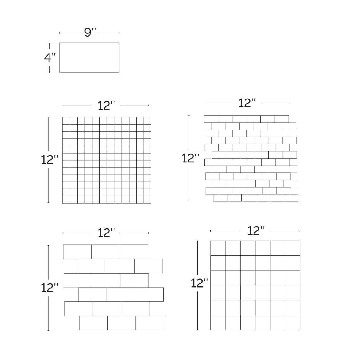 Riverton Glacier White 2x2 Polished Glass Mosaic Tile