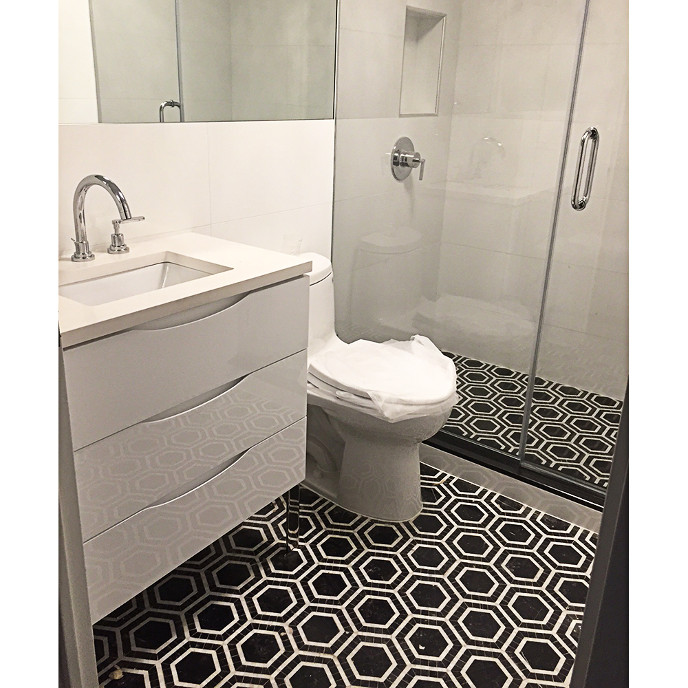 Nova Black Hole Marble Tile