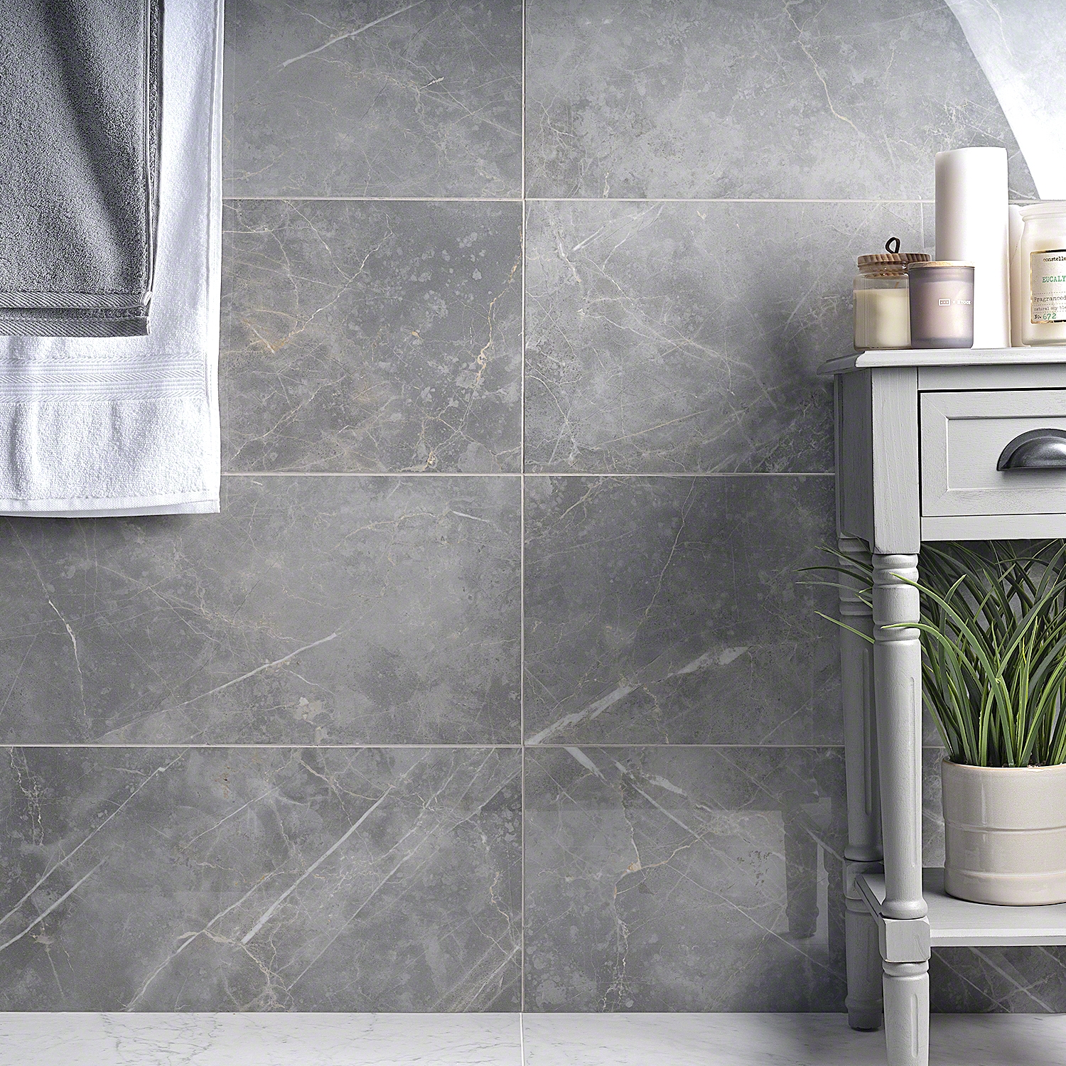 Marmi D'Italia Grigio Imperiale 12x24 Polished Porcelain Tile