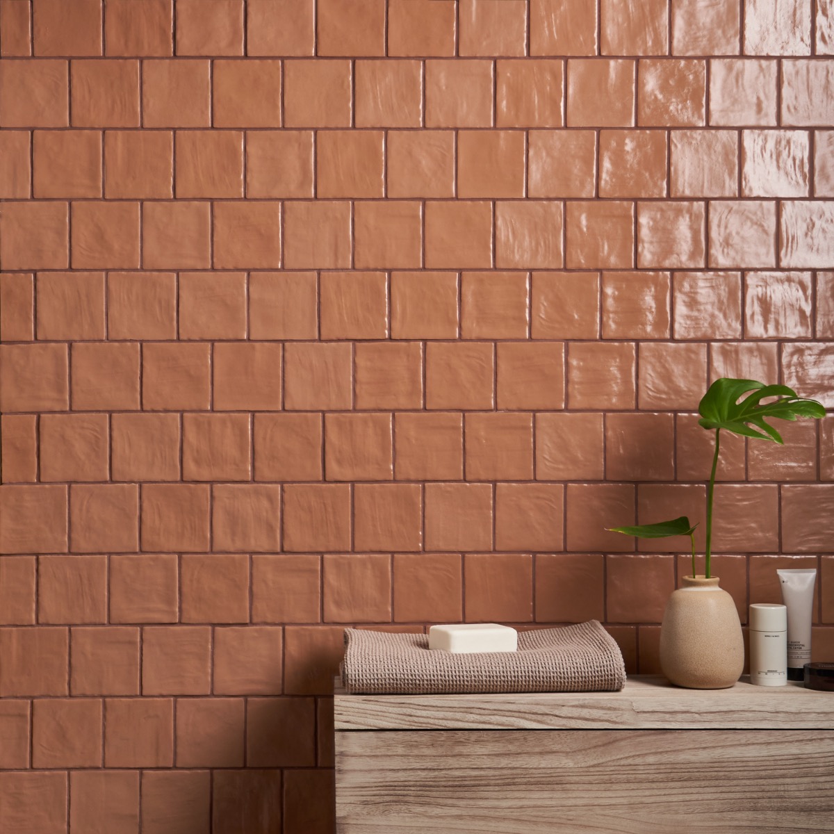 Myorka Terracotta 4x4 Mixed Finish Ceramic