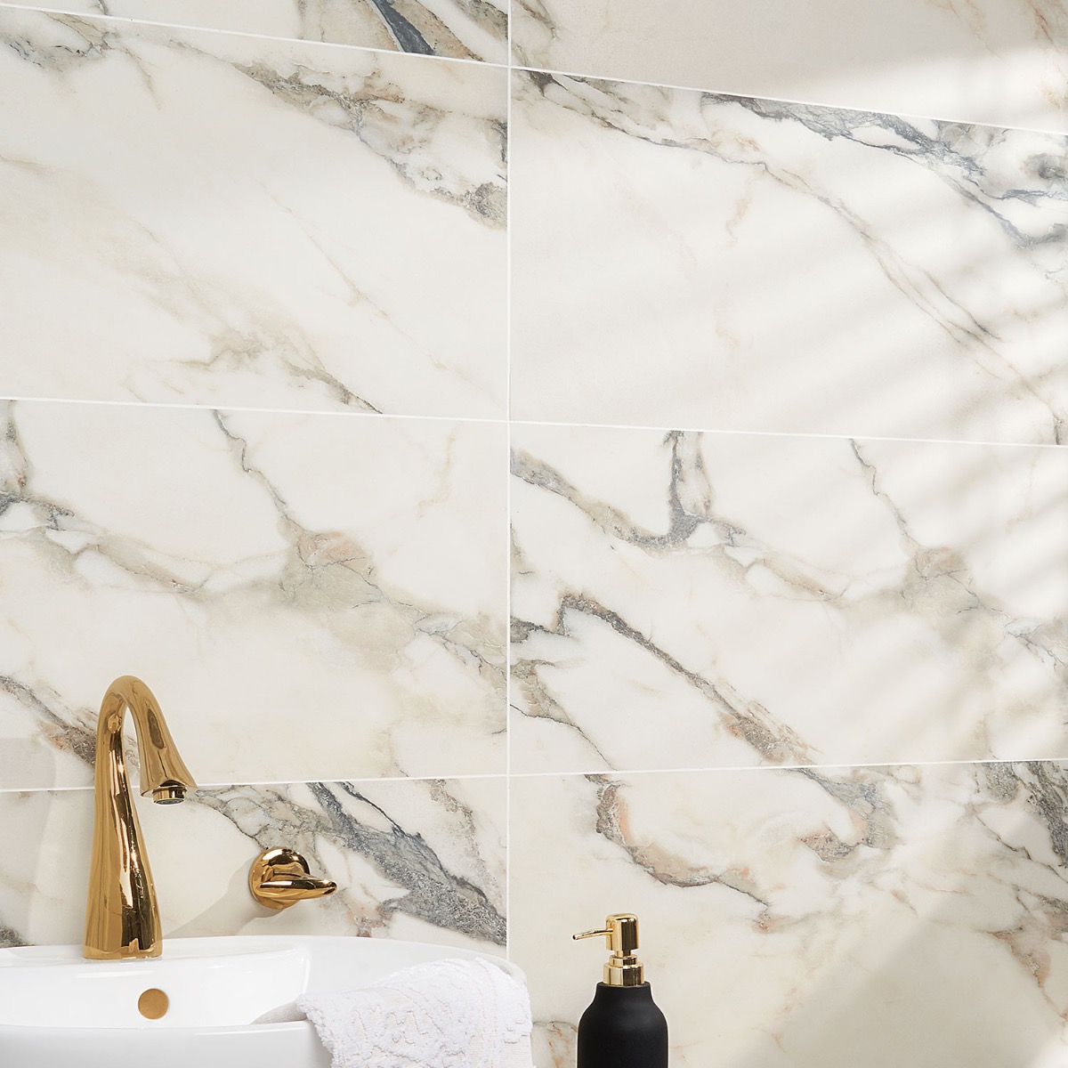 Lithe Calacatta Rustico 12x24 Matte  Porcelain