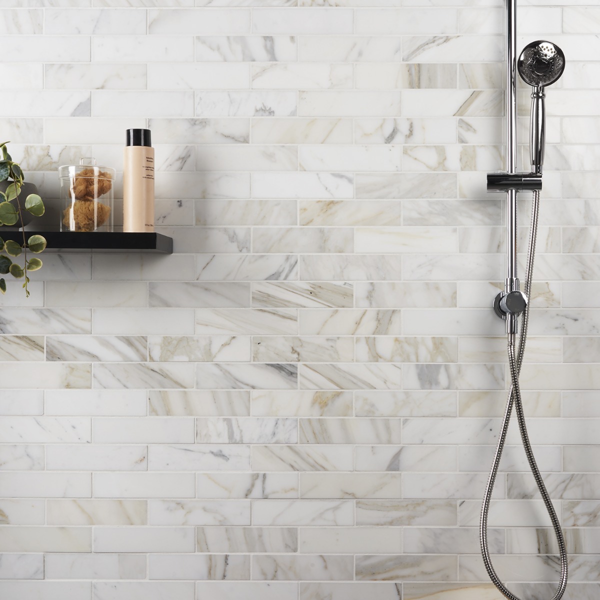 Calacatta Gold 2x8 Polished Marble Subway Tile