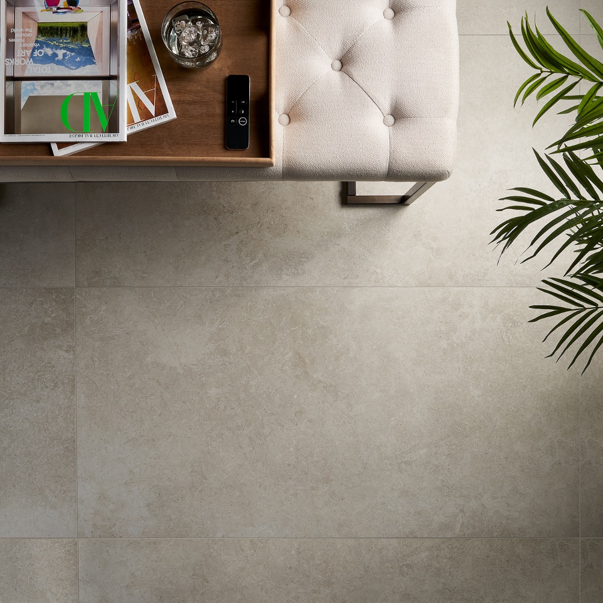 Chevalier Avorio White 24x48 Semi-Polished Porcelain