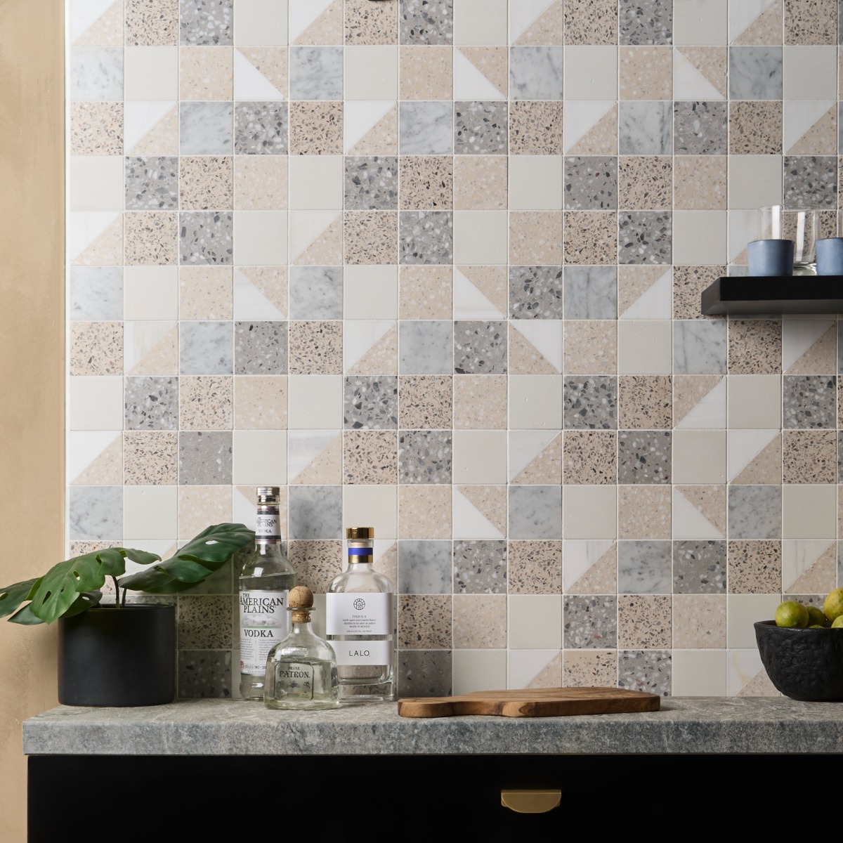 Elizabeth Sutton Terrazzi Swan Mixed Finish Marble + Terrazzo