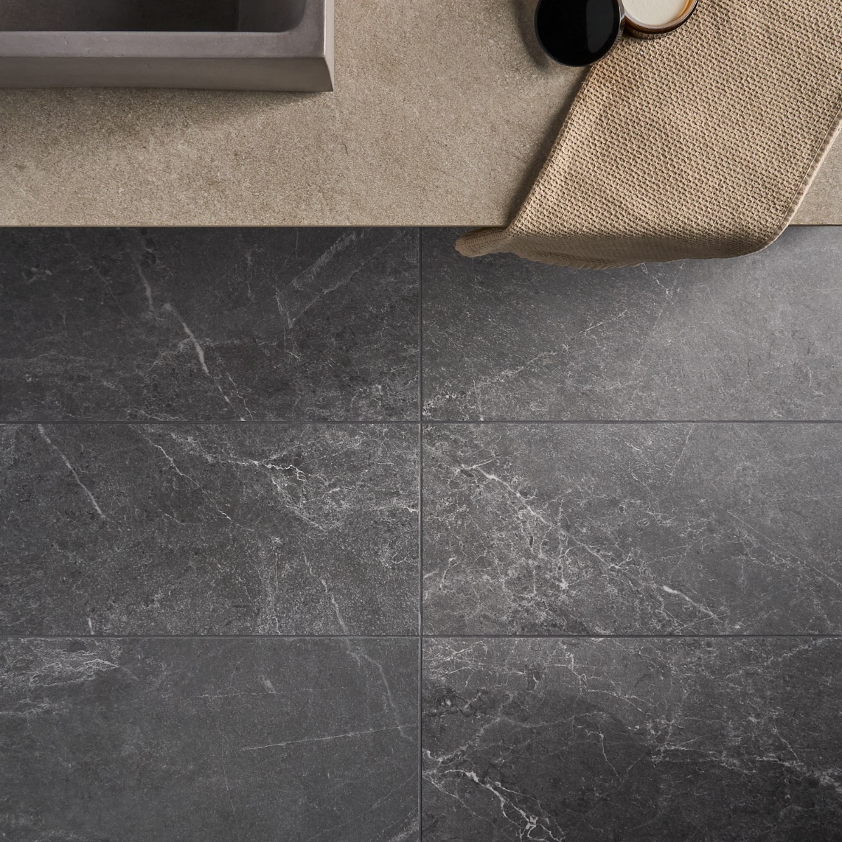 Montech Graphite Gray 12x24 Matte Porcelain Tile
