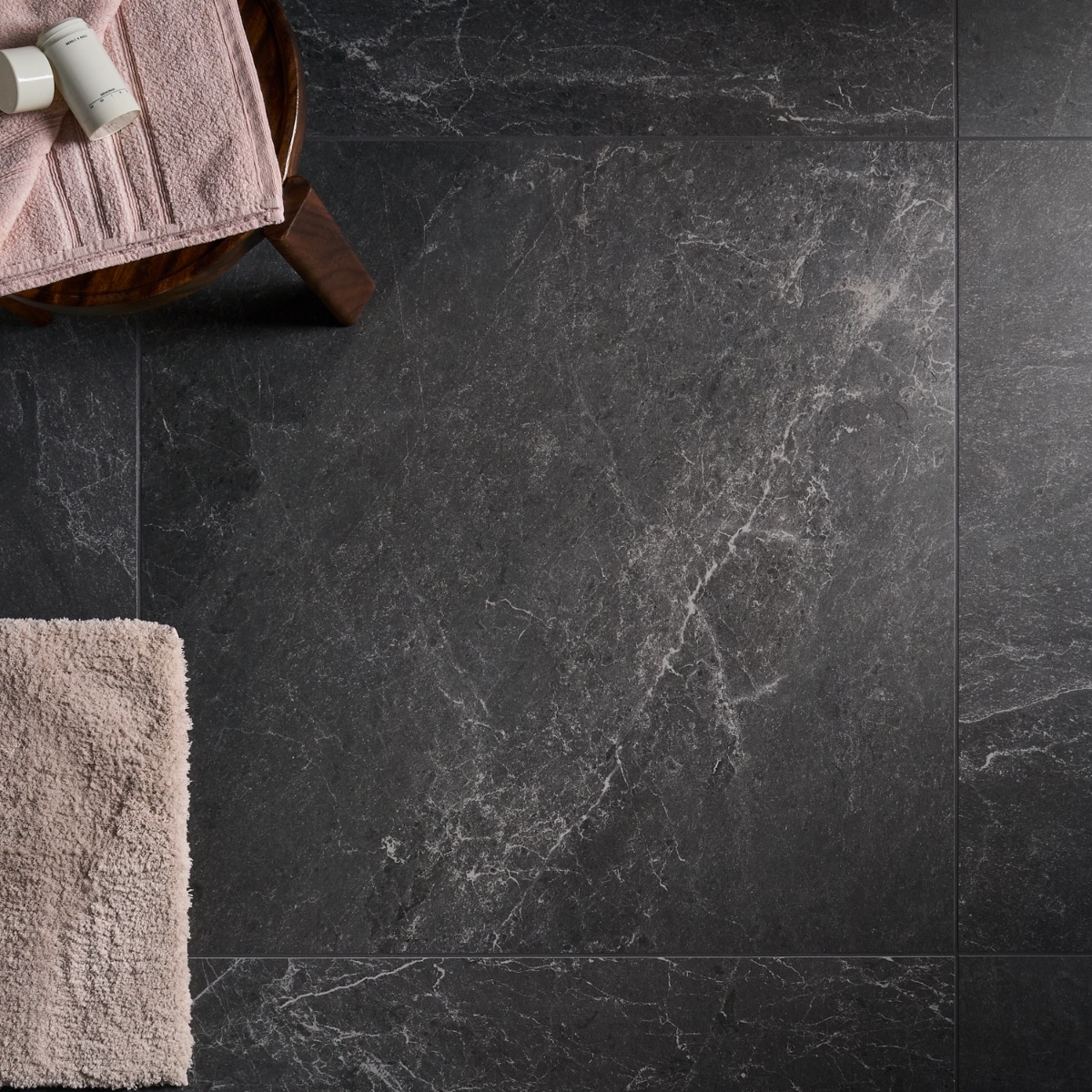 Montech Graphite Gray 36x36 Matte Porcelain Tile
