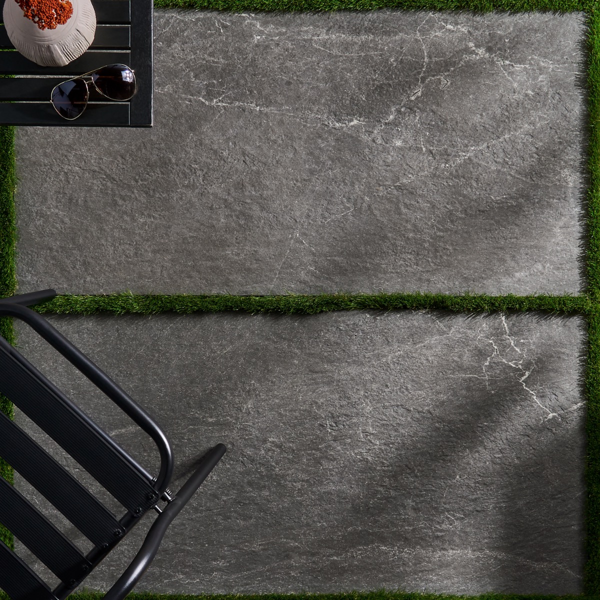 Montech Graphite Gray 24x48 Matte Porcelain 2CM Outdoor Paver