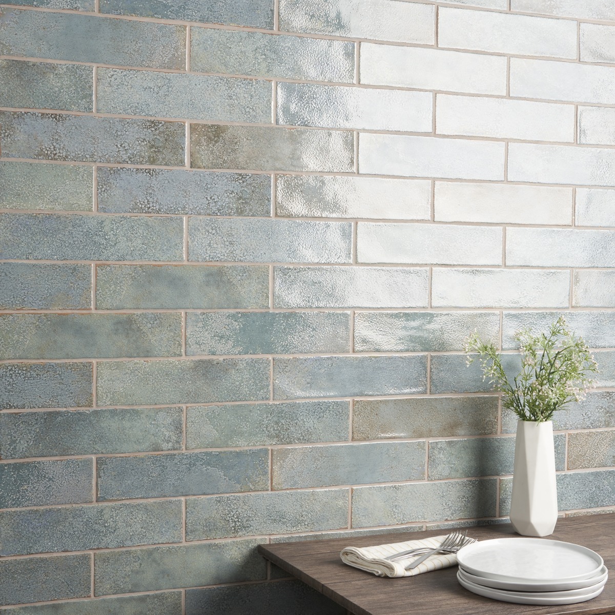 Oken Green 3x12 Glossy Ceramic Tile