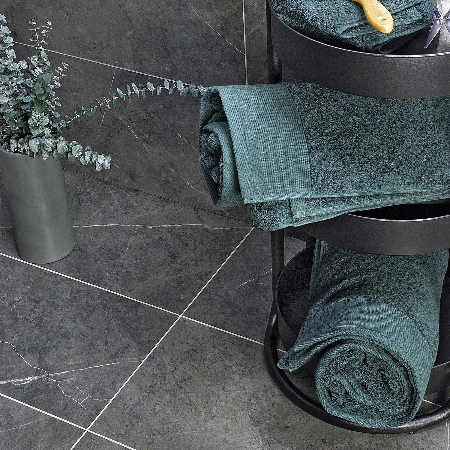 Marble Tech Amani Grey 12x24 Matte Marble Look Porcelain TIle