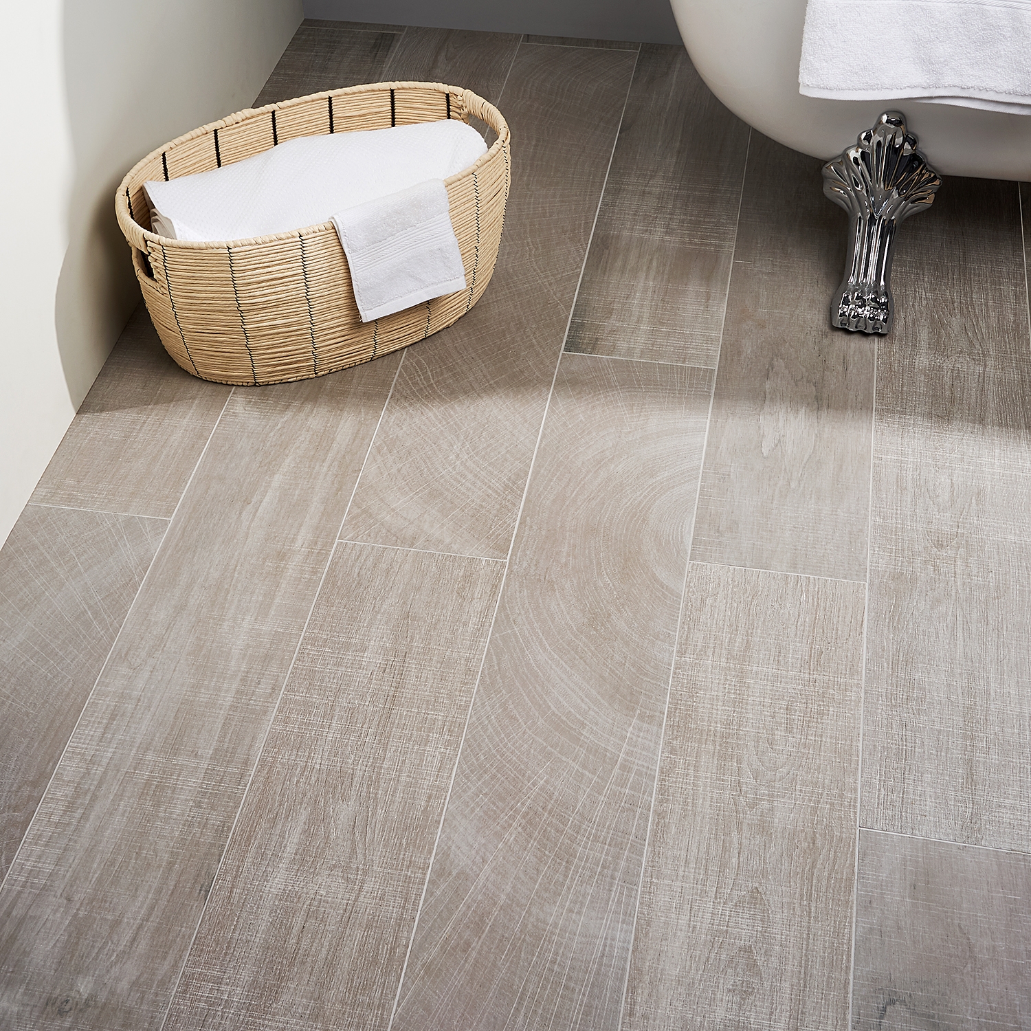 Elan Gray 8x48 Wood Look Matte Porcelain Tile