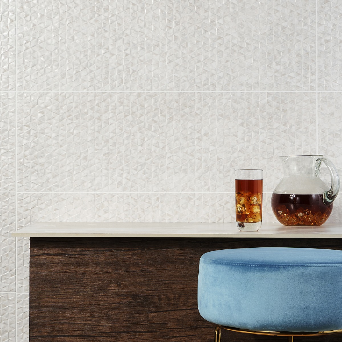 Scents Blanco 12x36 Satin and Matte Ceramic Tile
