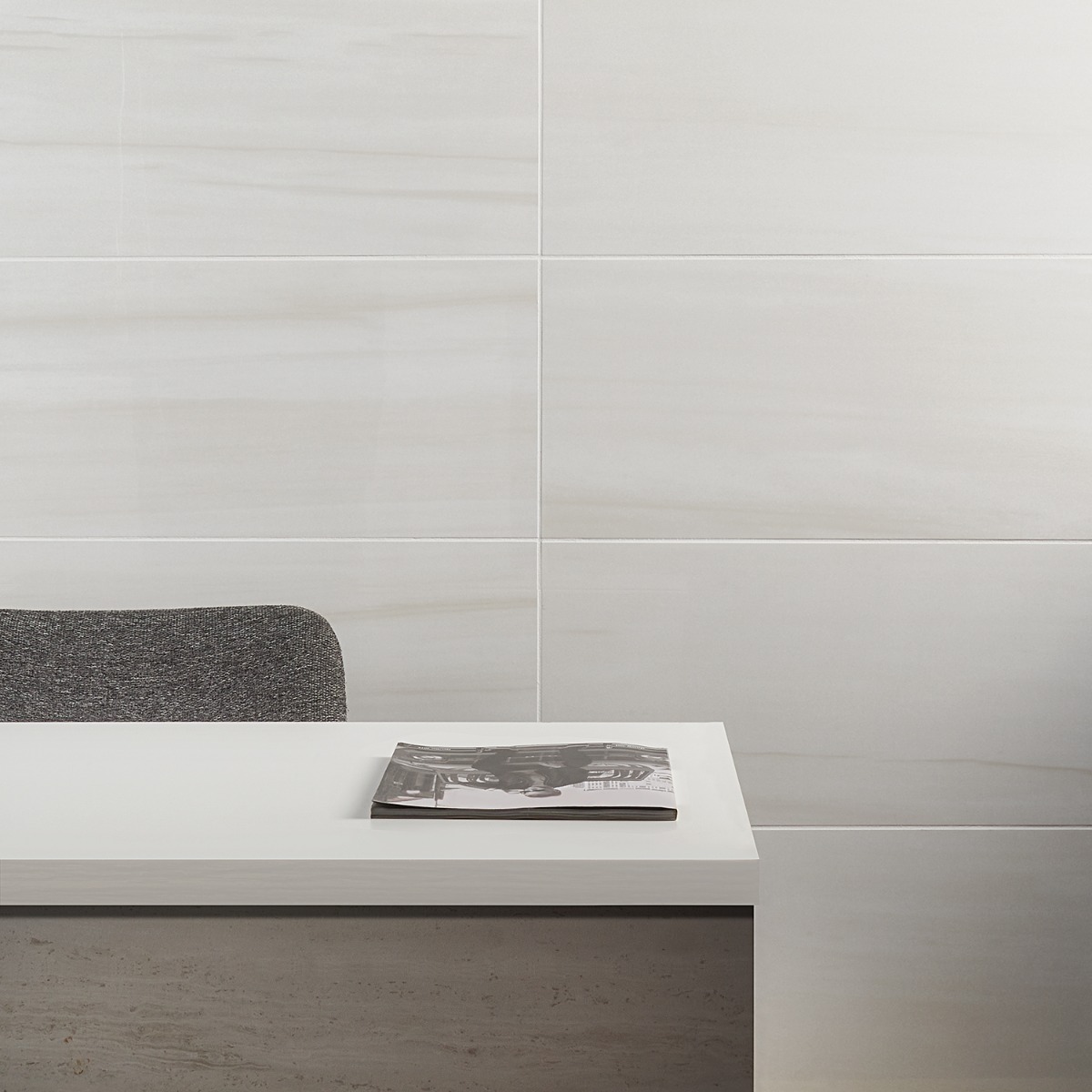 Marmo Dolomite Cream 12x24 Marble Look Polished Porcelain Tile