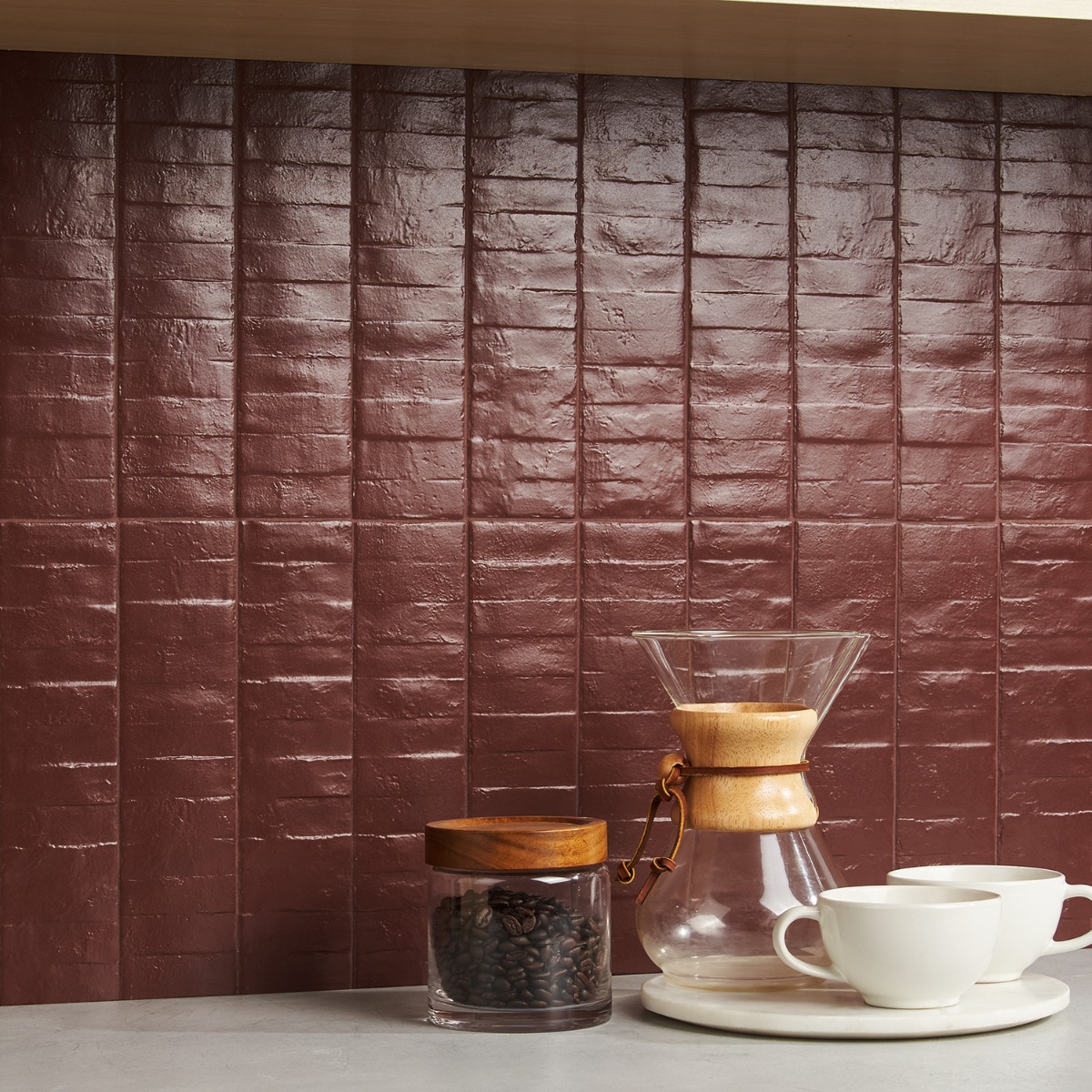 Speak Matter Eggplant 3x12 Matte Porcelain Tile