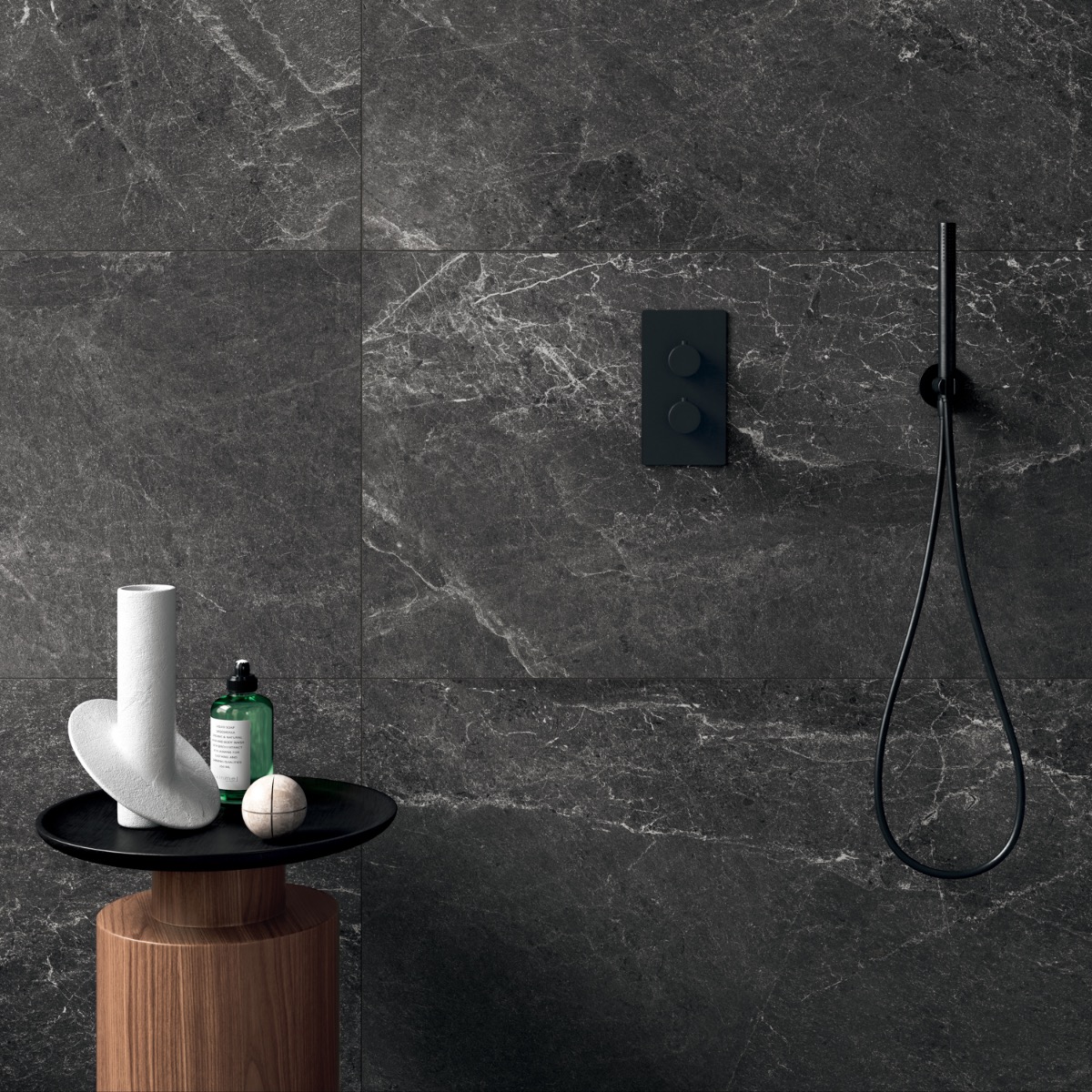 Montech Graphite Gray 24x48 Matte Porcelain Tile
