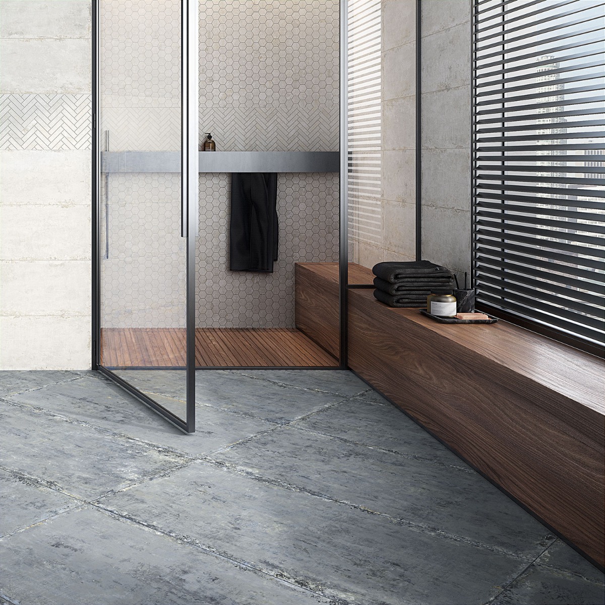 Artile Ocean Blue 24x48 Matte Porcelain Tile