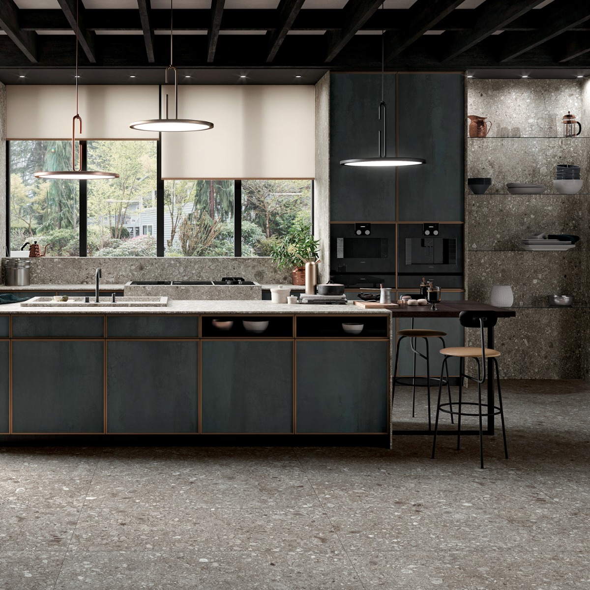 Norr 2.0 Taupe Gray 24x24 Terrazzo Look Matte Porcelain Tile