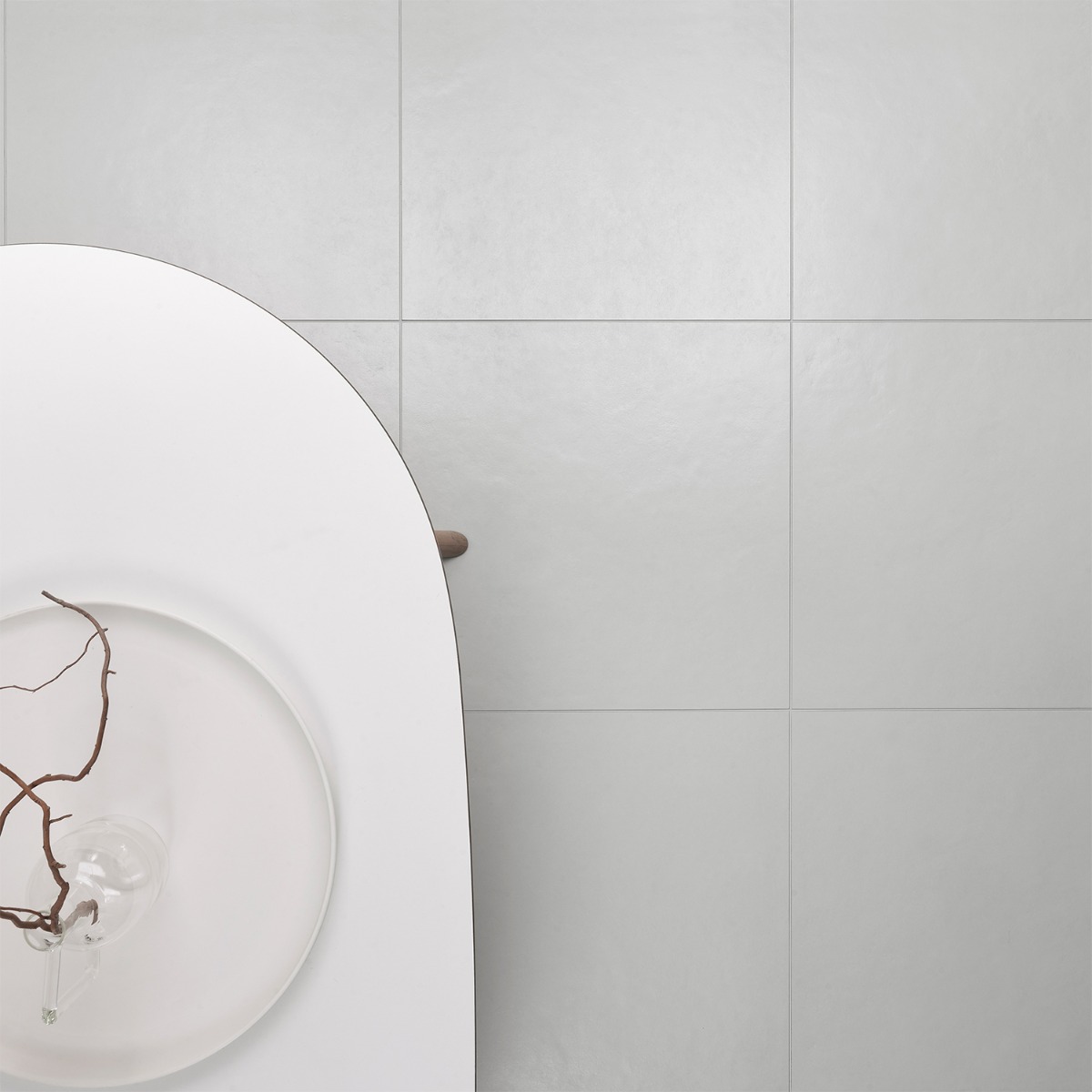 Speak Plaster White 24x24 Matte Porcelain Tile