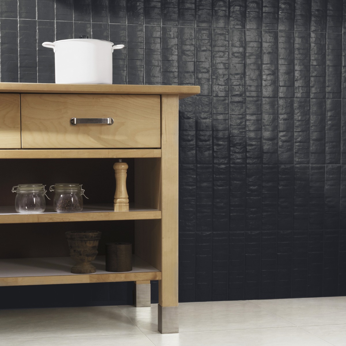 Speak Matter Gray Blue 3x12 Matte Porcelain Tile