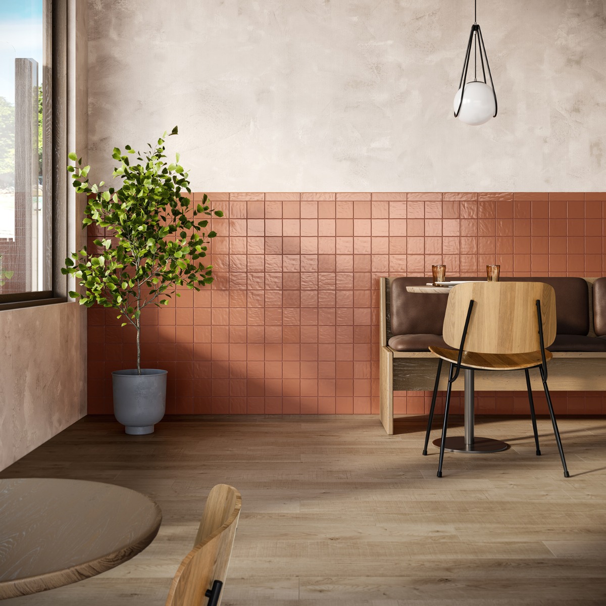 Myorka Terracotta 4x4 Mixed Finish Ceramic