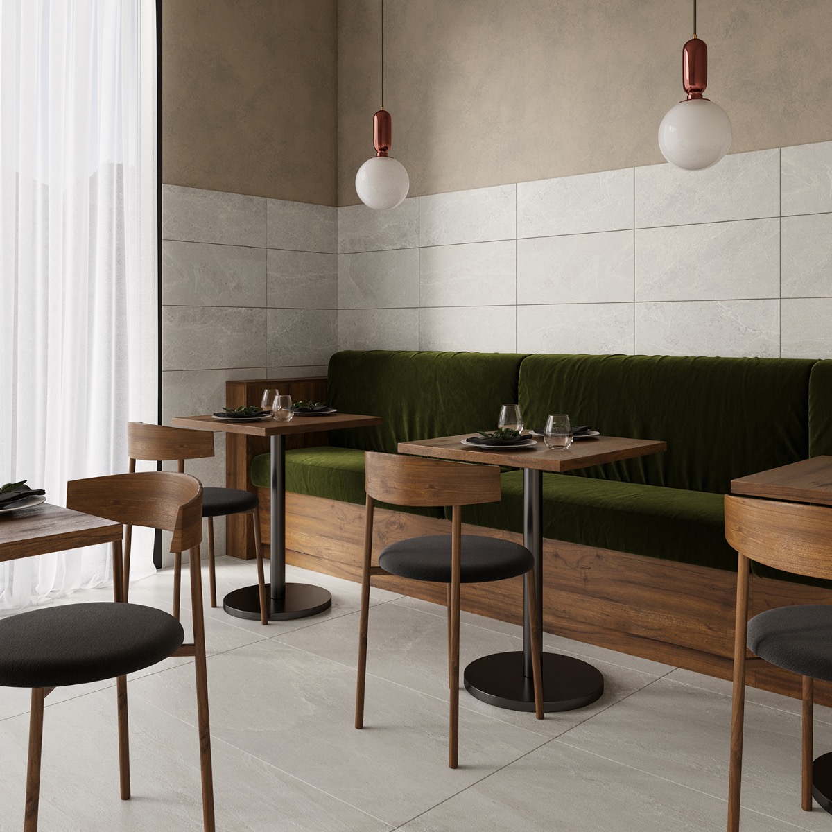 Montech Chalk White 24x48 Matte Porcelain Tile