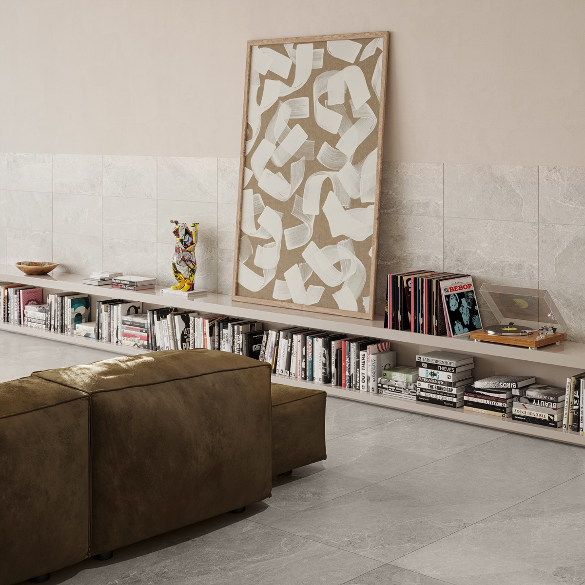 Montech Chalk White 24x48 Matte Porcelain Tile