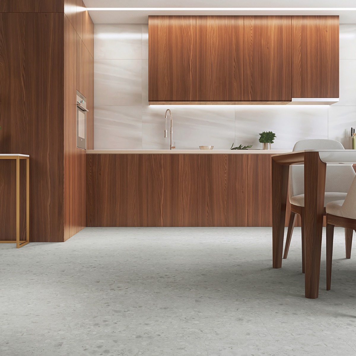 Norr LVT Silver Beige 12x24 - 5.0mm/20mil Wear Layer - Rigid Core Click Matte Luxury Vinyl