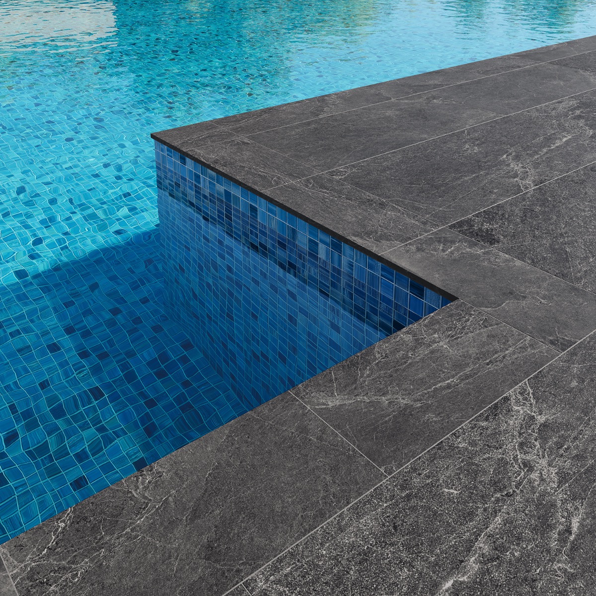Montech Graphite Gray 24x48 Matte Porcelain 2CM Outdoor Paver