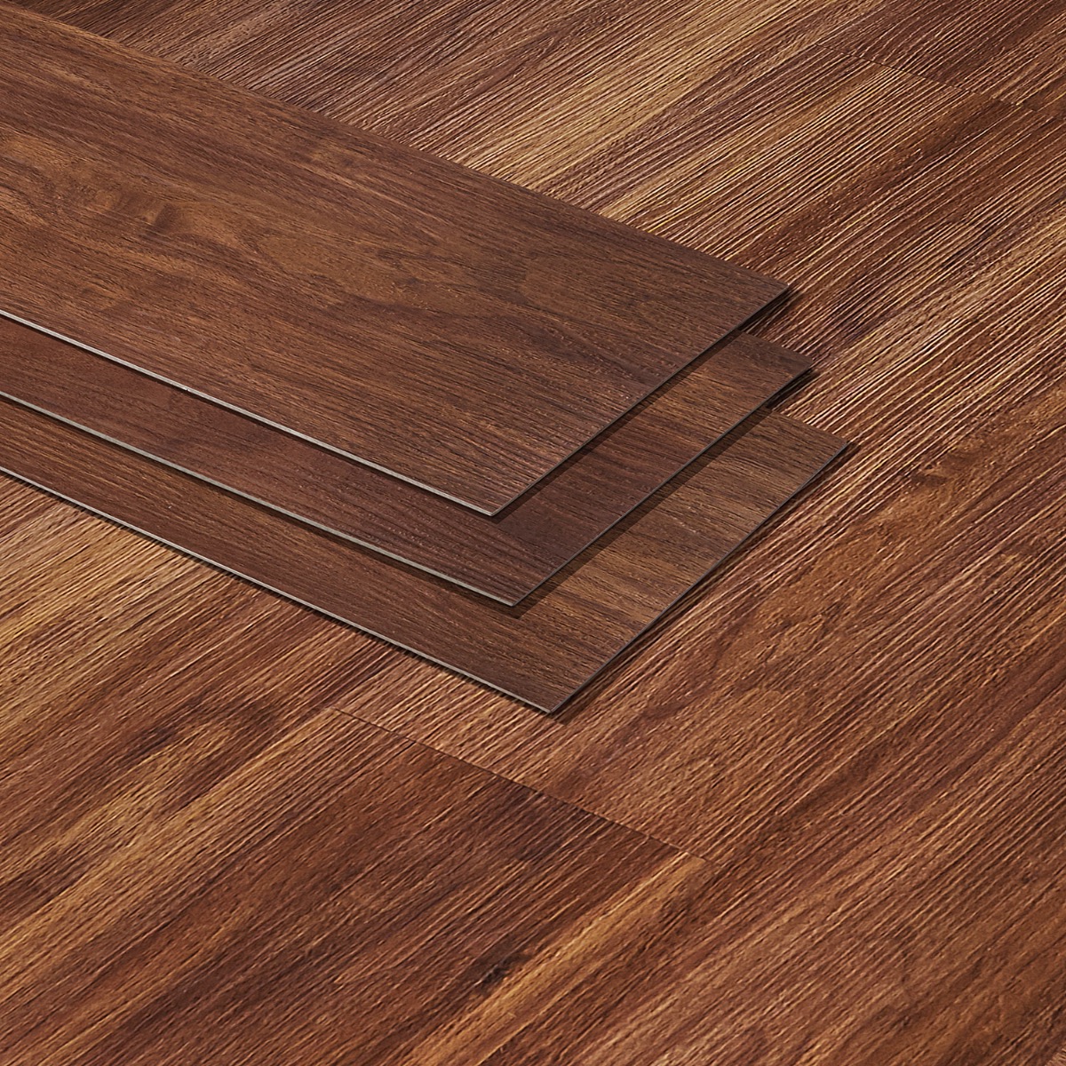Mercer Charming Chestnut Amber Glow 6x48 - 2.0/12mil Wear Layer - Glue Down Matte Luxury Vinyl