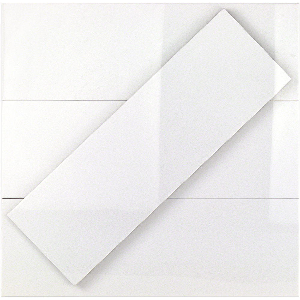 Simple White 6x18 Crystallized Thassos Tile